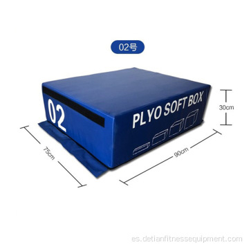 3 en 1 ejercicios de salto suave plyo box